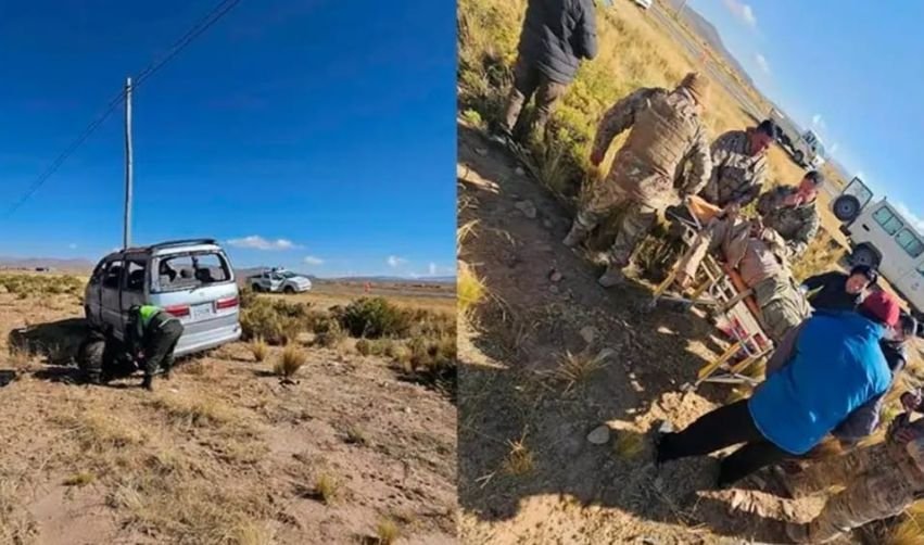 Vehículo del CEO sufrió un accidente en la carretera La Paz - Oruro ...